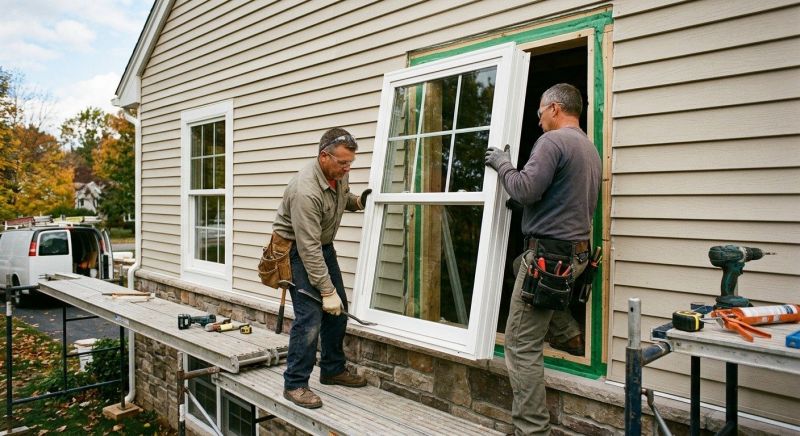 Awning Windows Installation in Worcester, MA